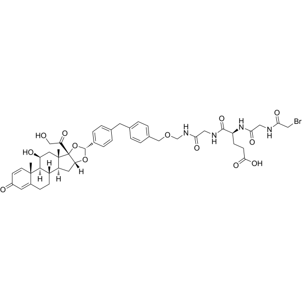 Glucocorticoid receptor agonist-1-Gly-Gly-Glu-Gly-Br 2913234-81-6